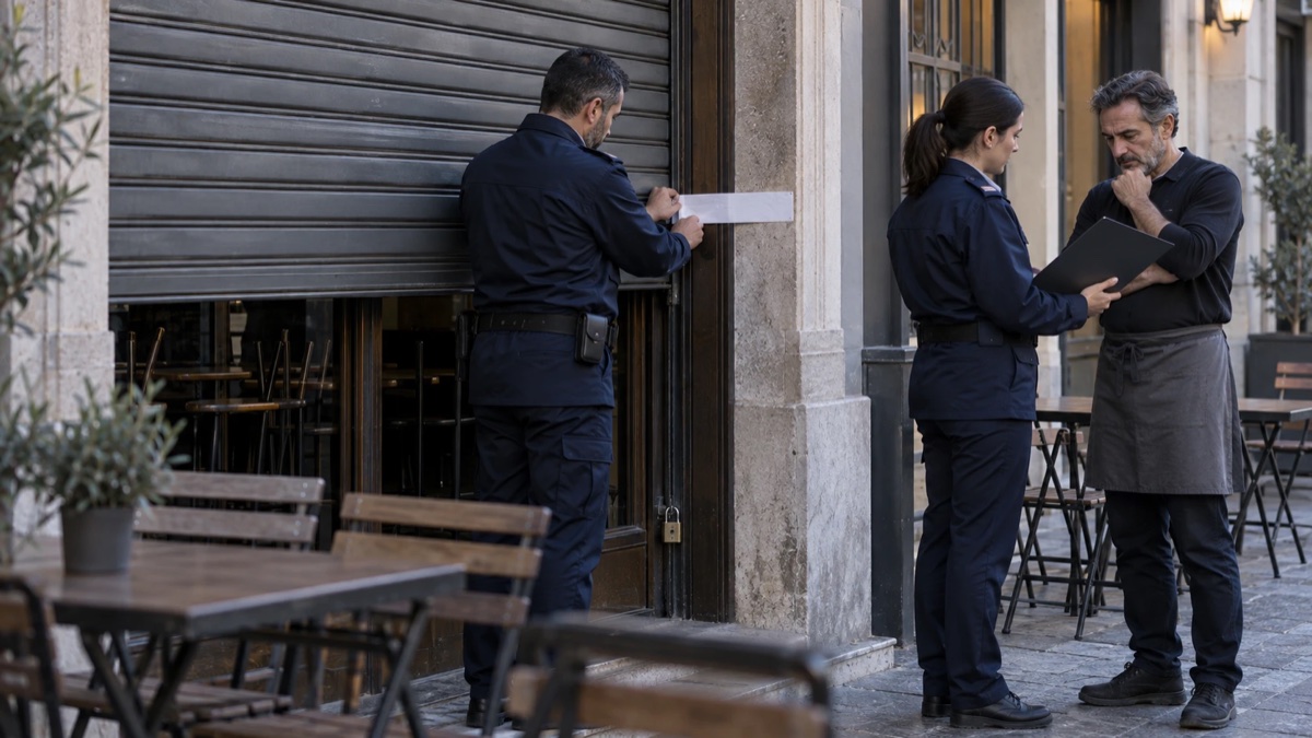Art. 100 TULPS: sospensione della licenza e chiusura del locale disposta dal Questore