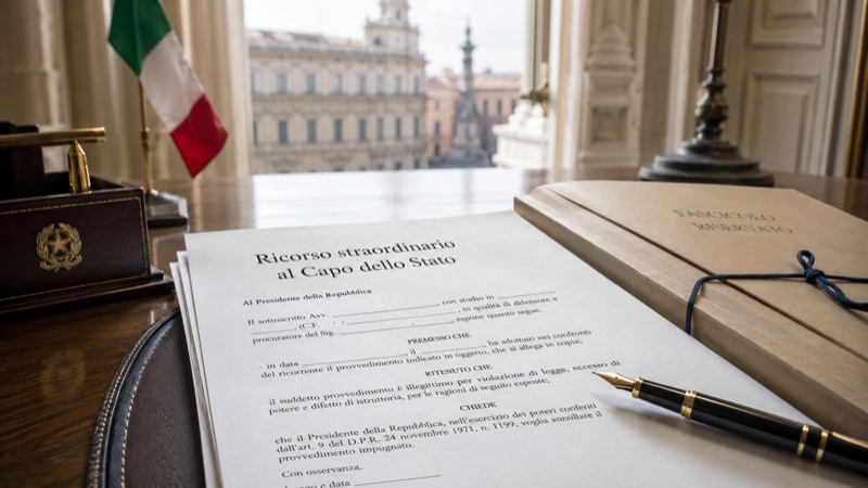 Ricorso straordinario al Presidente della Repubblica: quando conviene e come funziona